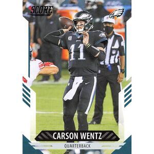 2021 Score Football Card - #69 Carson Wentz